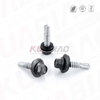Hexagon washer compound drill tail